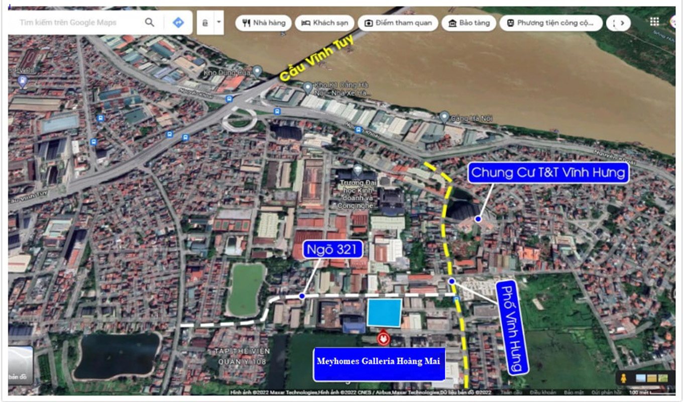 Vị trí dự án Rivea Hanoi