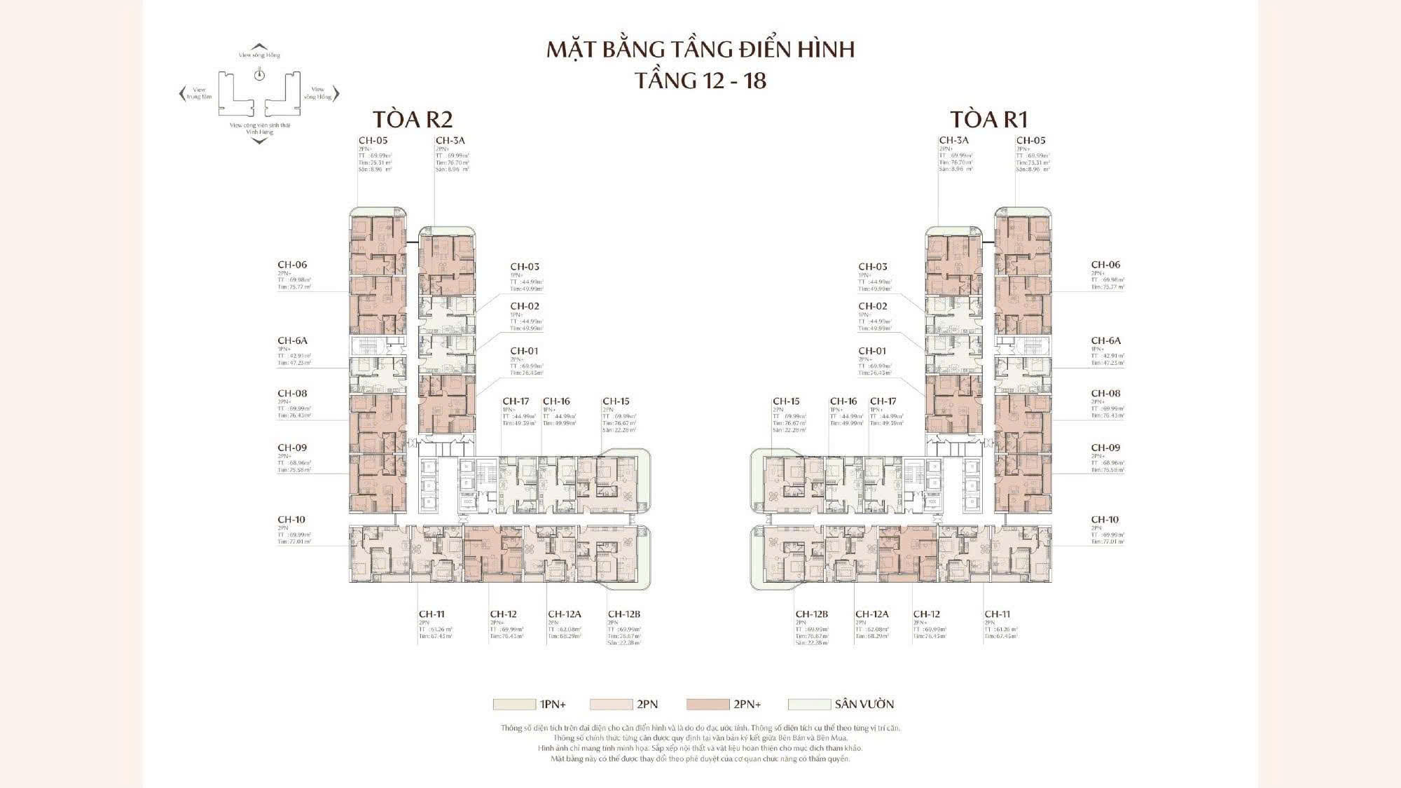 Mặt bằng Rivea Residences