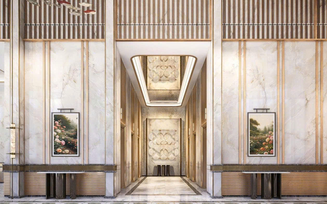 Sảnh thang máy Dự án rivea residences