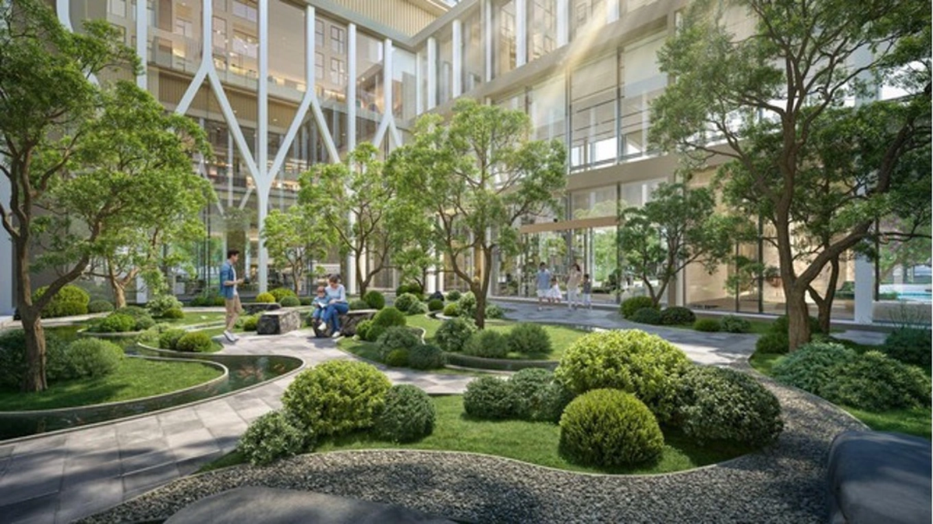 Không gian sống xanh đa tầng sinh thái tại Galia Hanoi