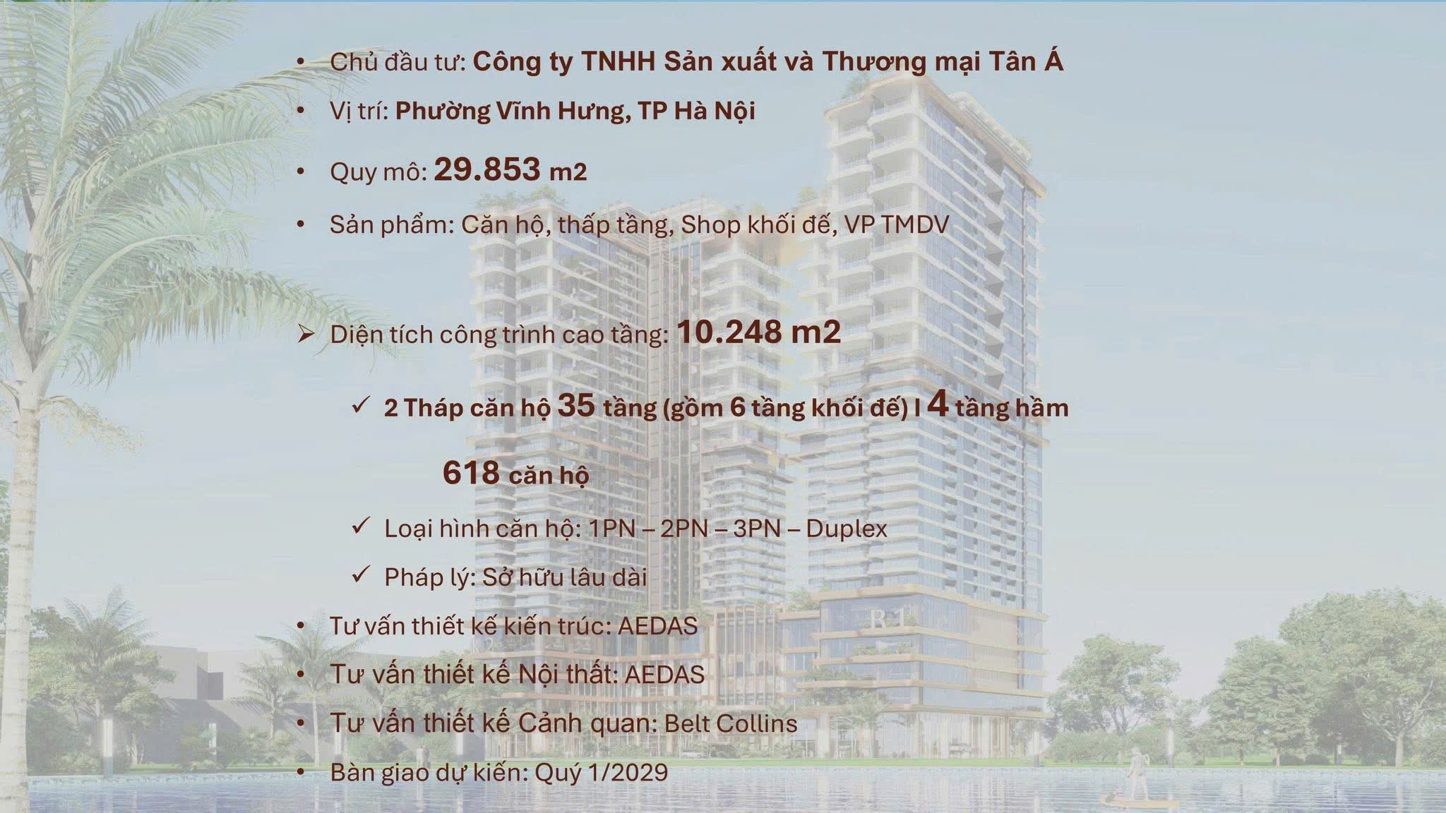 Phối cảnh Rivea Residences Hanoi