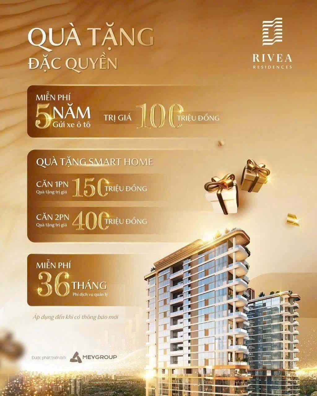 Các tầng chung cư Rivea Hanoi Residences