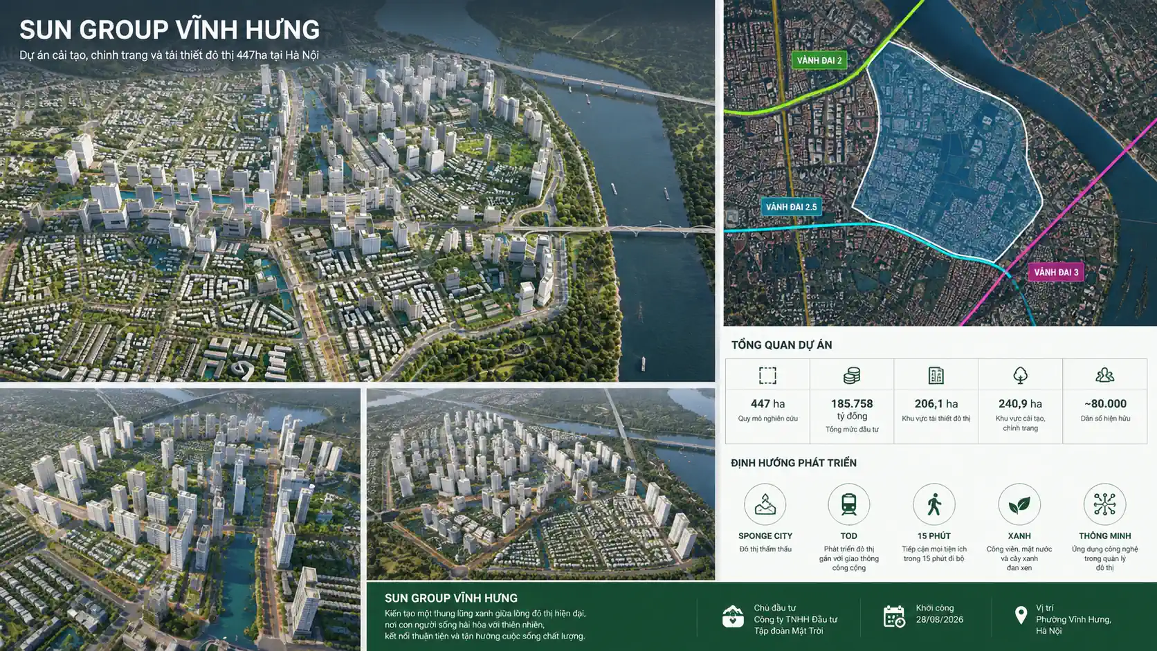 Mặt bằng dự án Sun Vĩnh Hưng